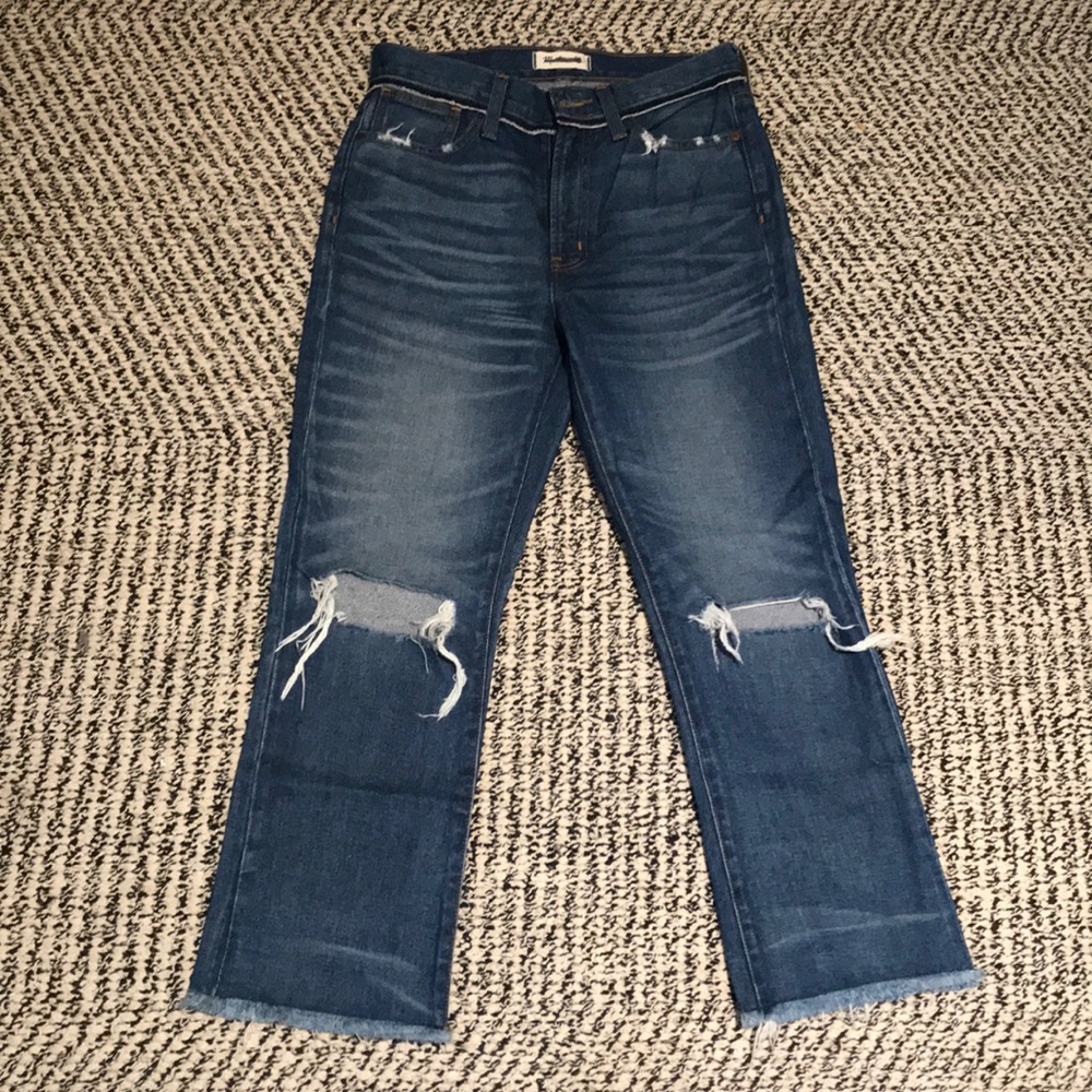 Madewell cropped flare jeans 26